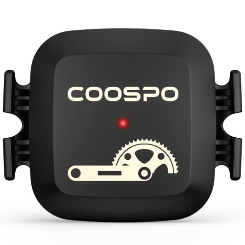 COOSPO Sensor de Velocidad/Cadencia para Ciclismo y Bicicleta con Doble Módulo Bluetooth 4.0 Ant+ para la Computadora de la Bici teléfono Inteligente