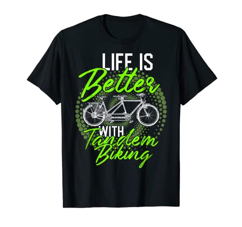 Camiseta de bicicleta tándem Camiseta