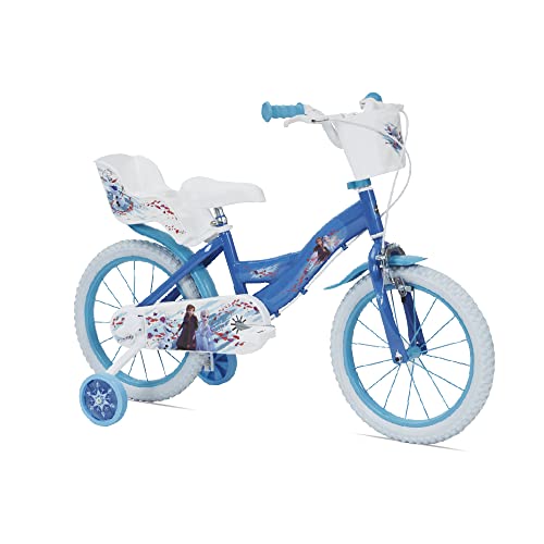 Huffy Bicicleta de 16 Pulgadas Disney Frozen, Bebés niñas, Azul Claro, Talla única