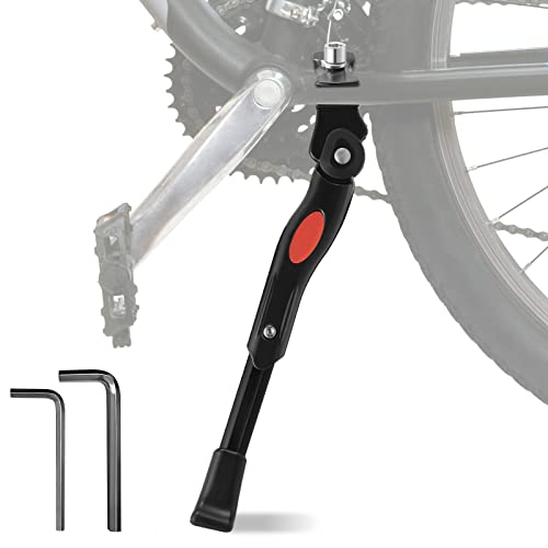 Tinxi ® Pata de Cabra para Bicicletas Ajustable para 20' 24' 26', Color Negro